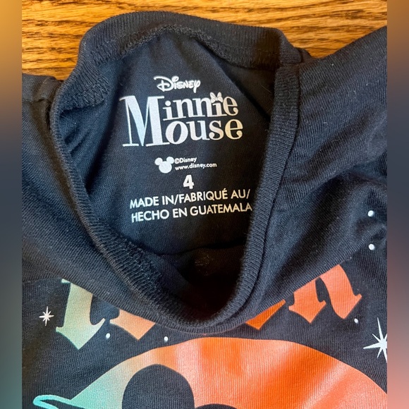 Minnie Mouse Halloween Witch Short Sleeved Tee-shirt toddler size 4T NWOT. - Picture 5 of 5